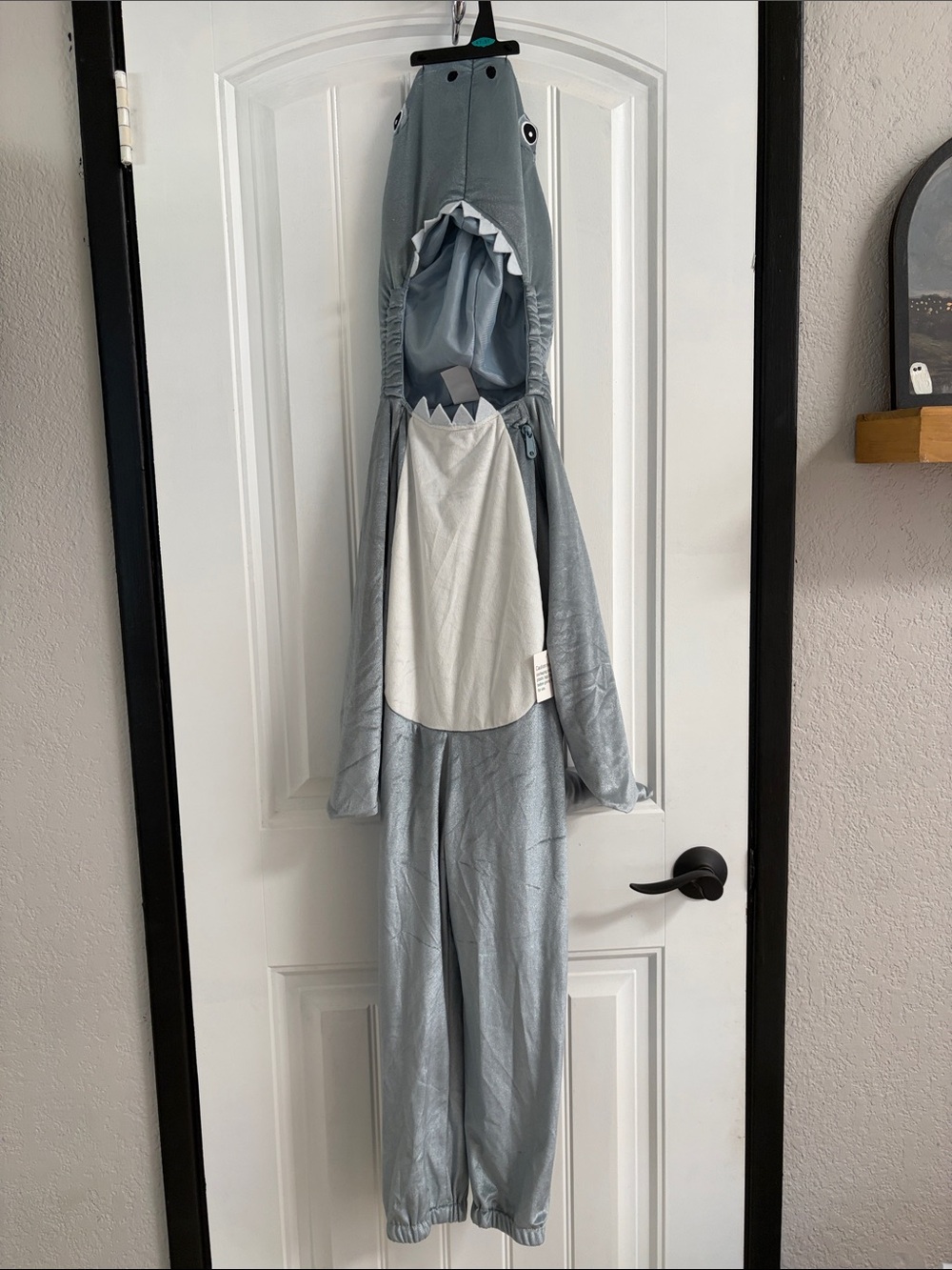 Kids Shark Hooded Costume - Light Gray